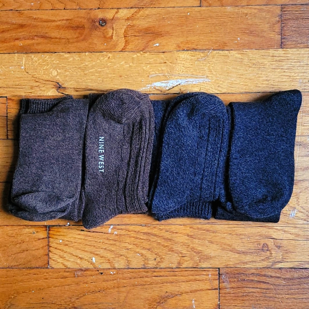 Nine West Set of 4 Knee High Socks